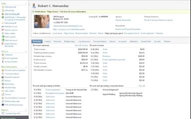 Blackbaud Altru Major Donors