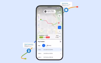 Bouncie Trip Timeline