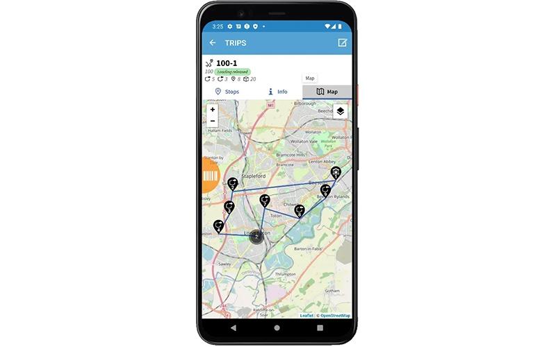 cadis App Trip Map