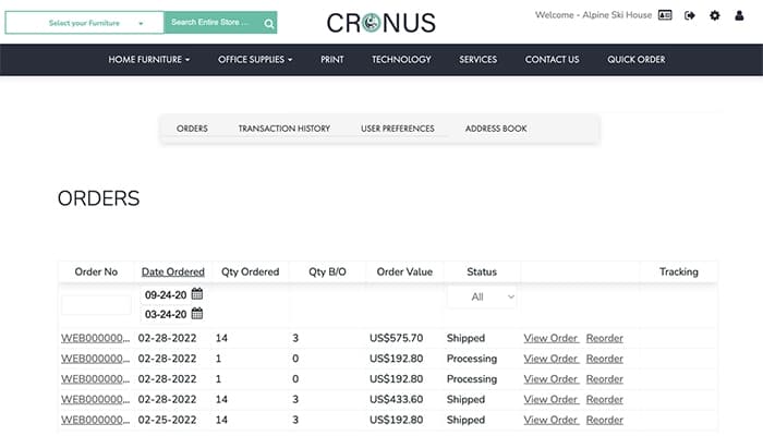 commercebuild Order management tool