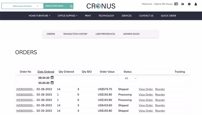 commercebuild Order management tool