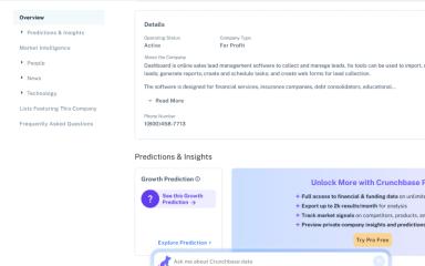 Crunchbase Overview
