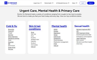 Doctor on Demand Health Features