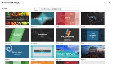 dominKnow ONE Choose from a wide selection of templates to start with that save you time and keeps you focused on the content, not the process