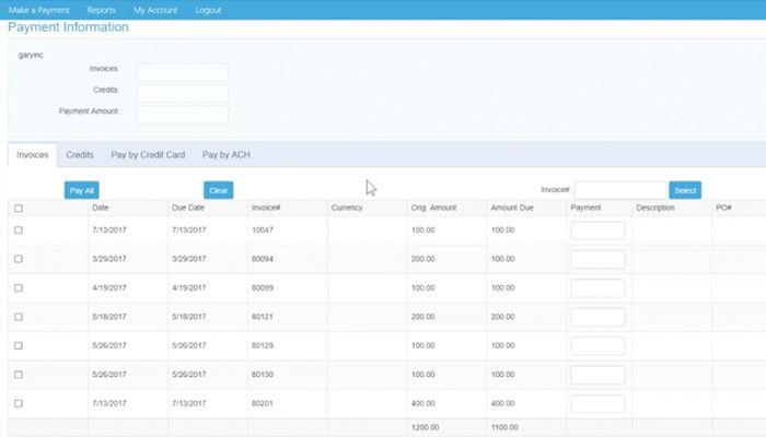 eBizCharge Invoices