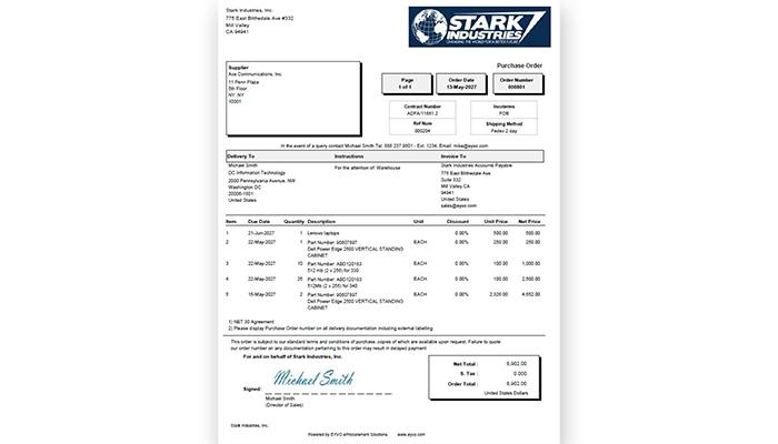 eBuyerAssist Platform Purchase Orders