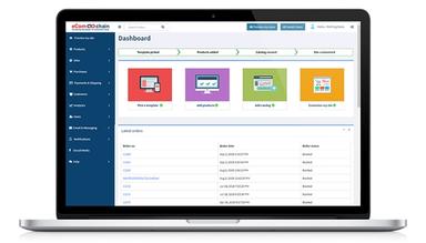 eCommerce website design eComchain