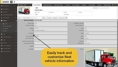 eMaint CMMS Vehicles