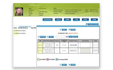 eResidentCare Care plan