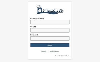 eTimesheets Login