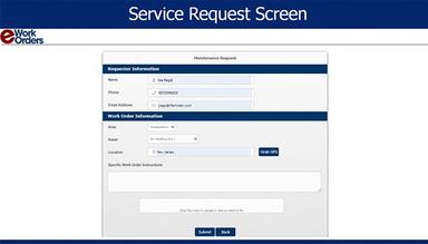 eWorkOrders CMMS Service Requests