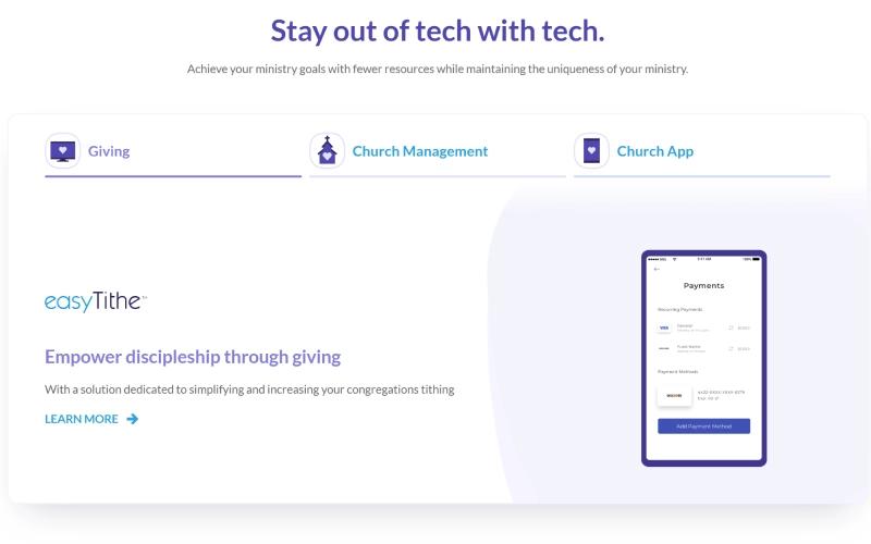 EasyTithe Giving