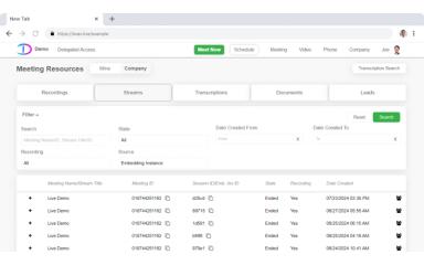 EVAS Meeting Resources