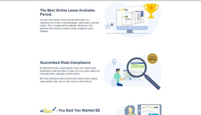 ezLandlordForms Services