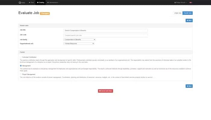 gradar Selection of career path