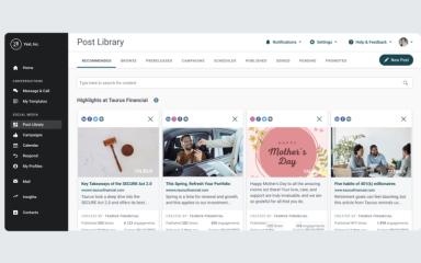Hearsay Social Post Library