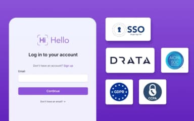 HiHello Log in