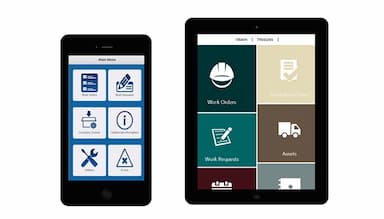 iMaint CMMS Mobile & Tablet Views