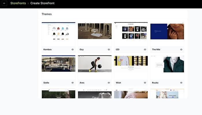 ikas storefront themes