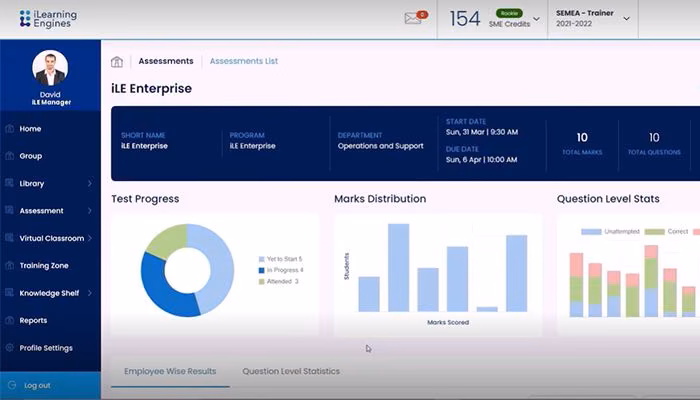ILE Enterprise Dashboard