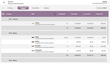 inFlow Inventory Web Reports