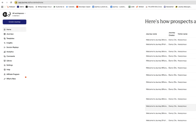 Journey Home Page