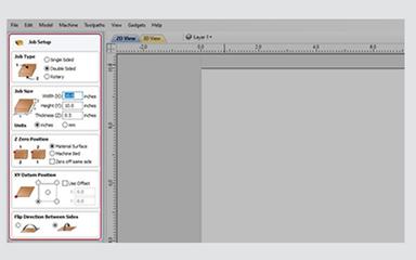 Vectric Aspire Job Setup