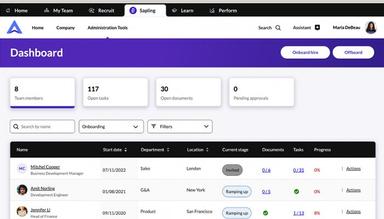 Sapling HR Dashboard