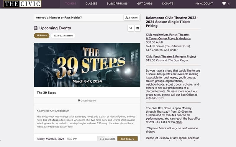 ludus tHE 39 Steps