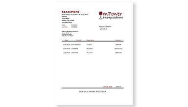 MPower Beverage Customer sample