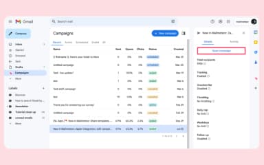 Mailmeteor Campaigns