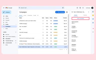 Mailmeteor Campaigns