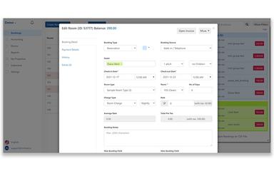 miniCal Booking Detail