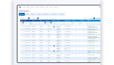 myFulfillment order preparation dashboard