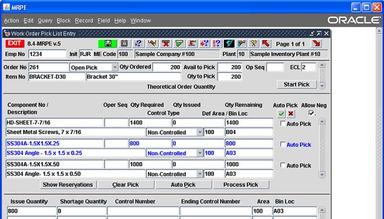 ndsapps Manufacturing Work Order Component Picking