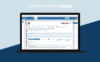 PIMSY EHR Customizable Notes