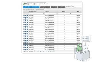 Don't chase another signature. Let ZenQMS automatically notify your team. Manage the full document lifecycle with every version from draft to retirement