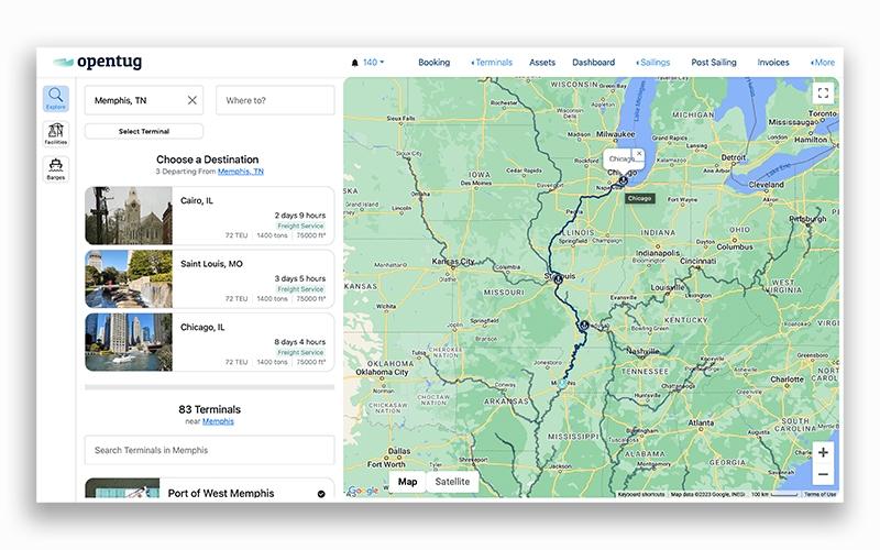 opentug Digital Inland Shipping