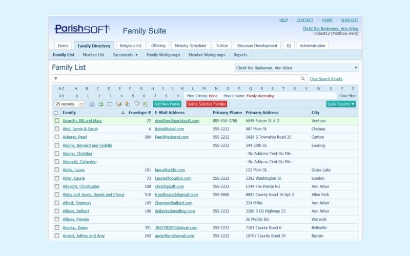 ParishSOFT Giving