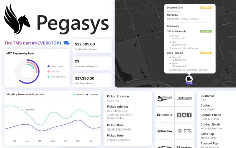 Pegasys Shipment Details