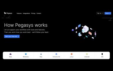 Pegasys Home page