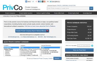 PrivCo Search