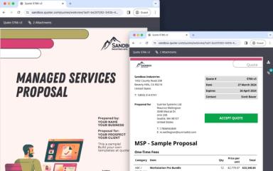 Quoter Managed Services Proposal