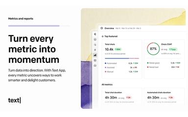 Text App Turn Every Metric Into Momentum