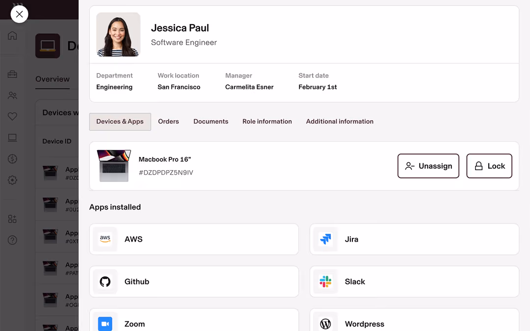 Rippling IT Dashboard