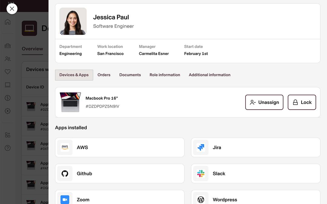 Rippling IT Dashboard