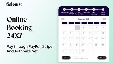 salonist online booking 24 by 7