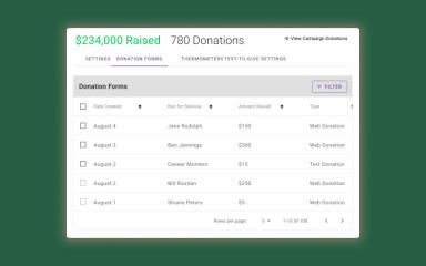 Snowball Donation Forms