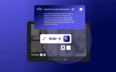 tl;dv Automation Experience