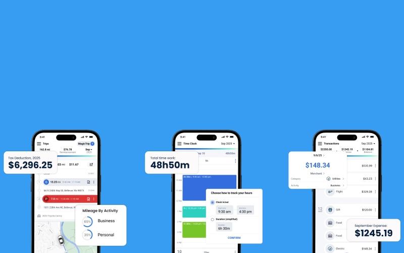 TripLog Trip, Time Check And Transactions